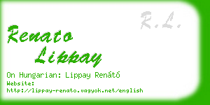 renato lippay business card